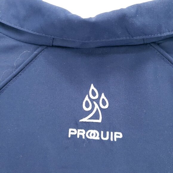 NWT PROQUIP  Blue 1/4 Zip Golf Pullover Windproof Half Sleeve Ultralite MEDIUM - Picture 7 of 13